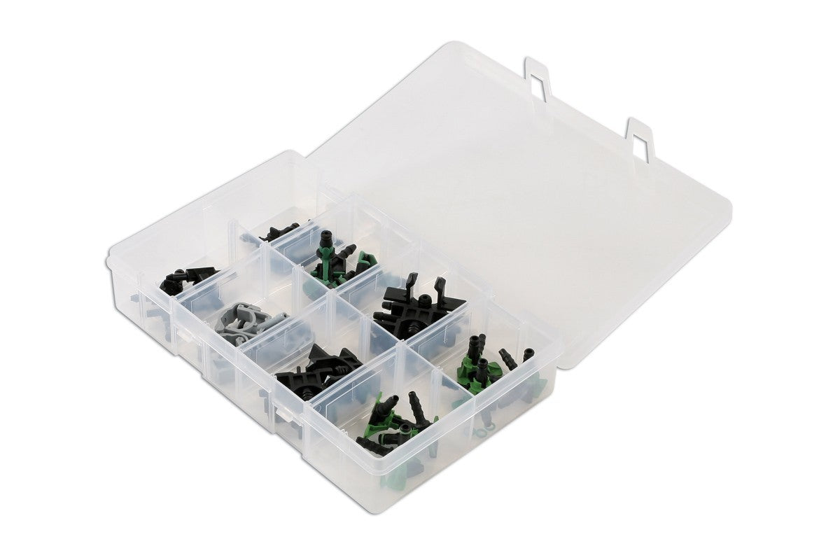 Connect 34078 24pc Delphi Common Rail Injector Leak Off Connector Assortment