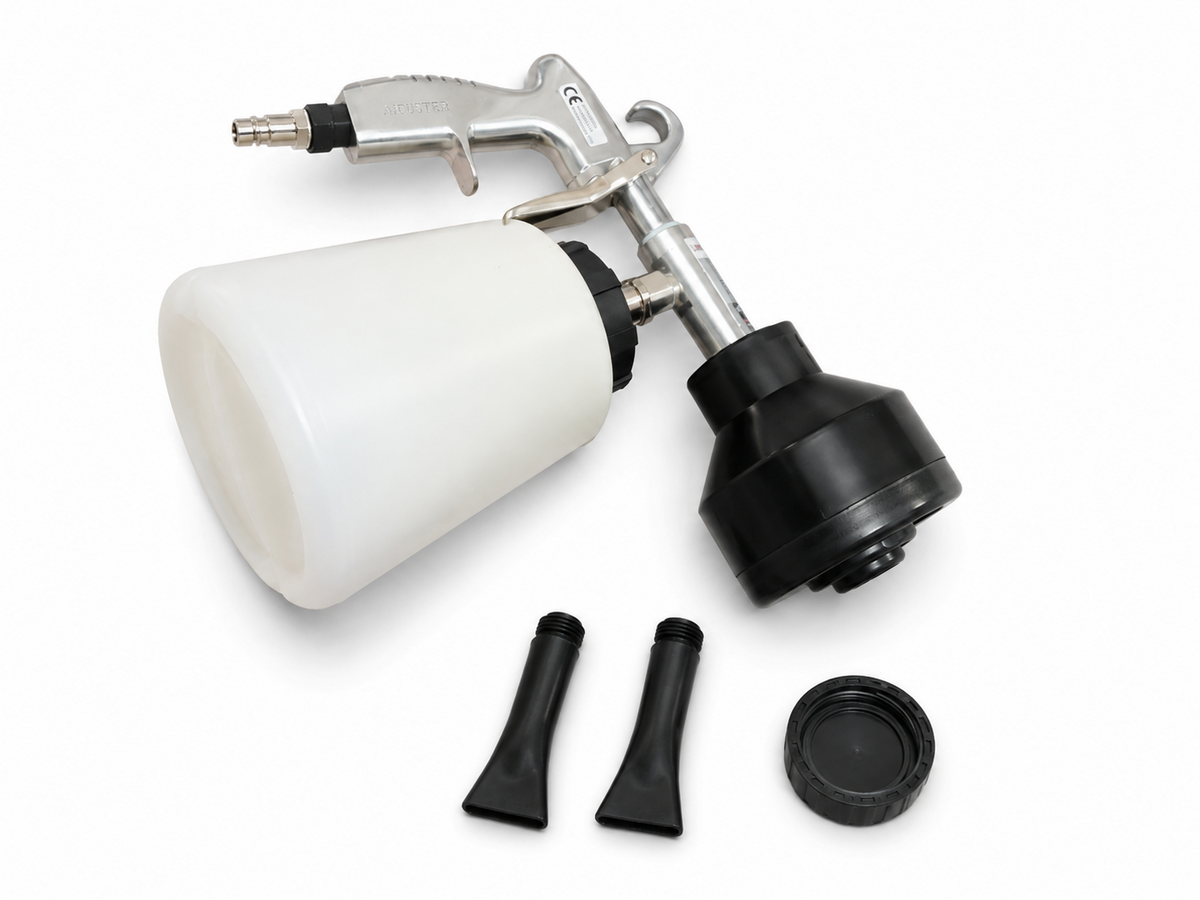 TT858 Pneumatic Snow Foam Cleaning Gun 90 PSI 1/4" Air Inlet 2 Nozzles