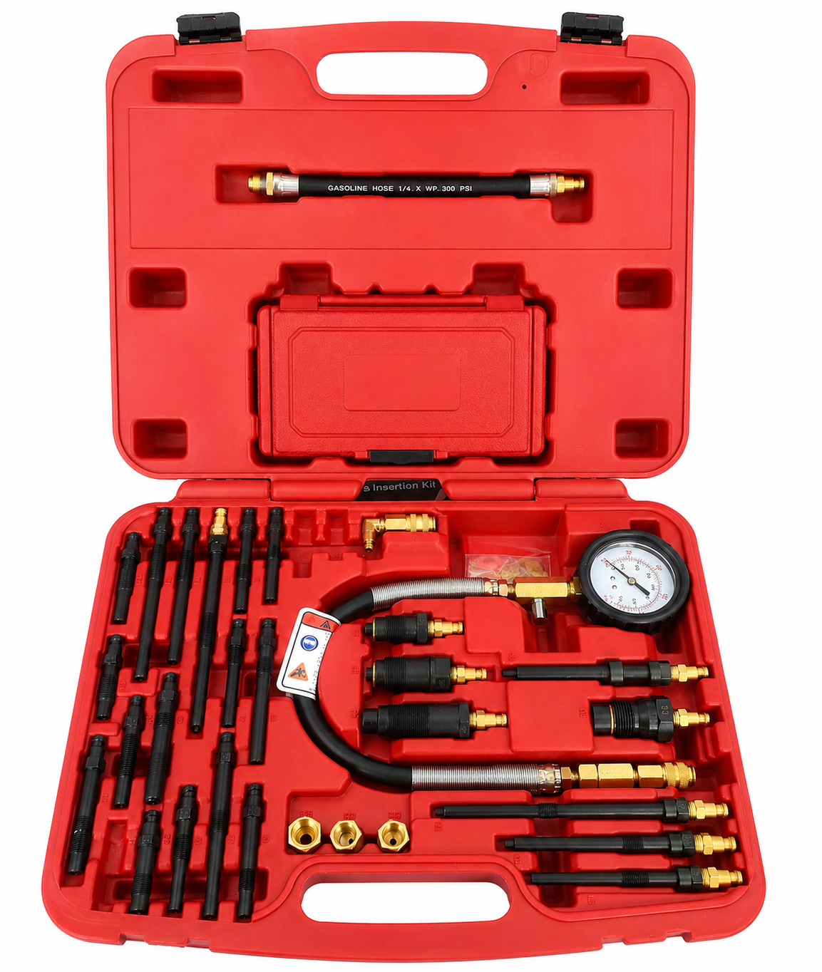 TT03 Diesel Engine Compression Tester Kit Glow Plug Injector Pressure Test Set