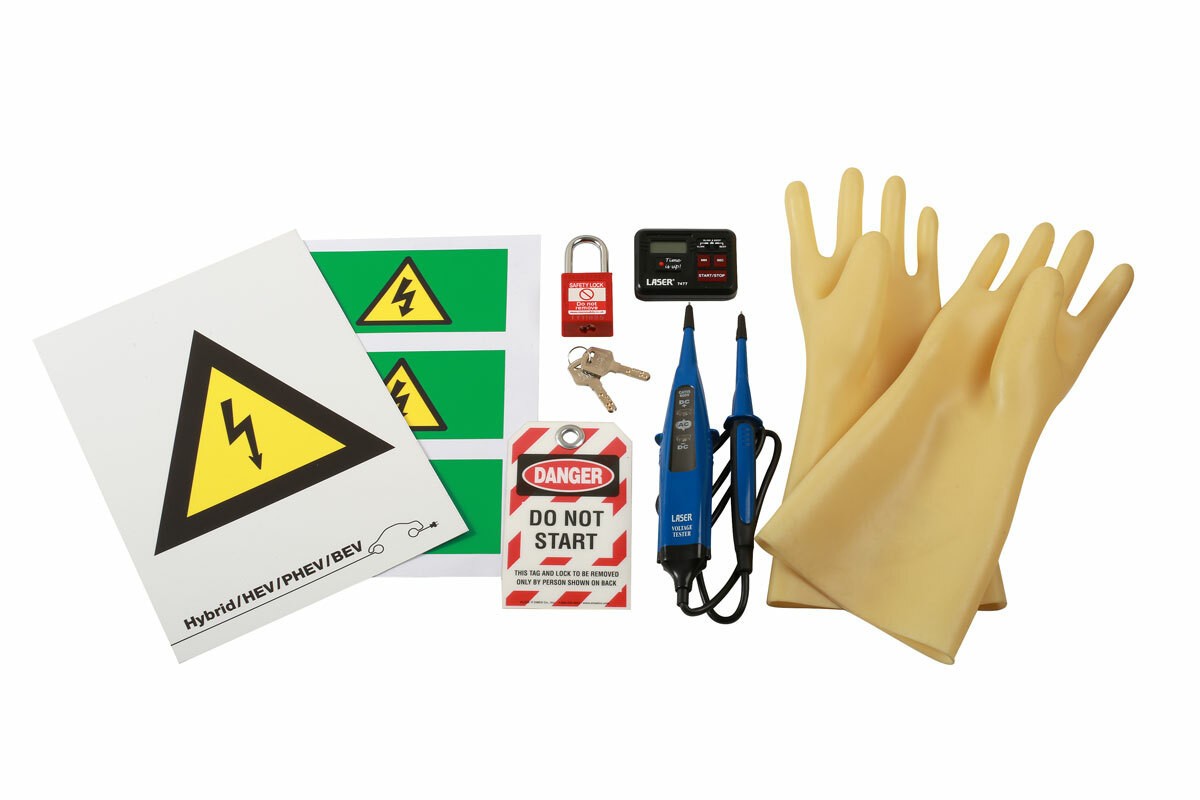 Laser 7892 Hybrid Disconnect Shut Down Safety Kit Workshop Tool Set