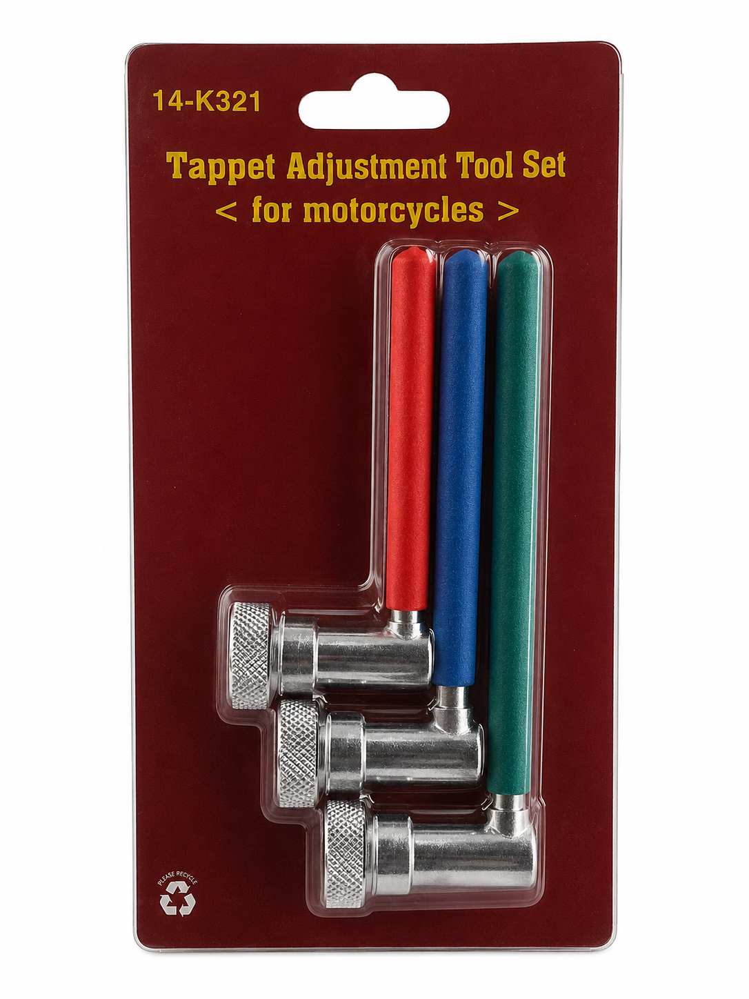 TT621 Motorcycle Tappet Valve Adjustment Tool Set 8 9 10mm Wrenches