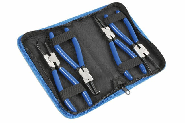 Laser 6685 Circlip Plier Set 4pc Internal & External Retaining Ring