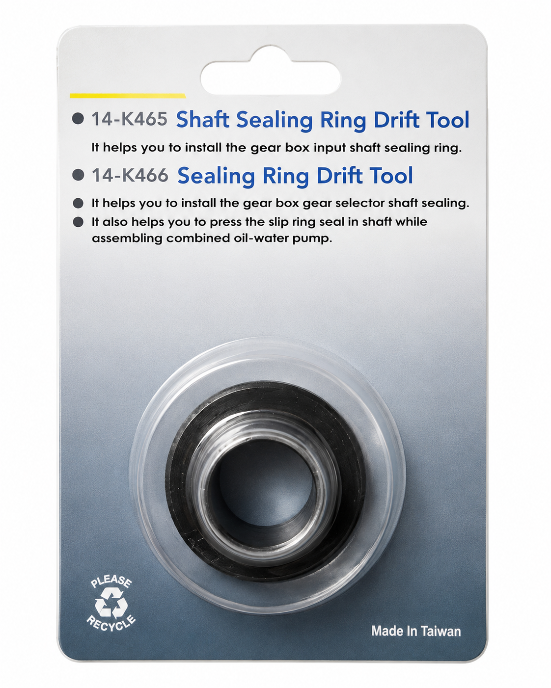 TT382 Shaft Sealing Ring Drift Tool 14-K466 Gearbox Selector Shaft Seal Installe