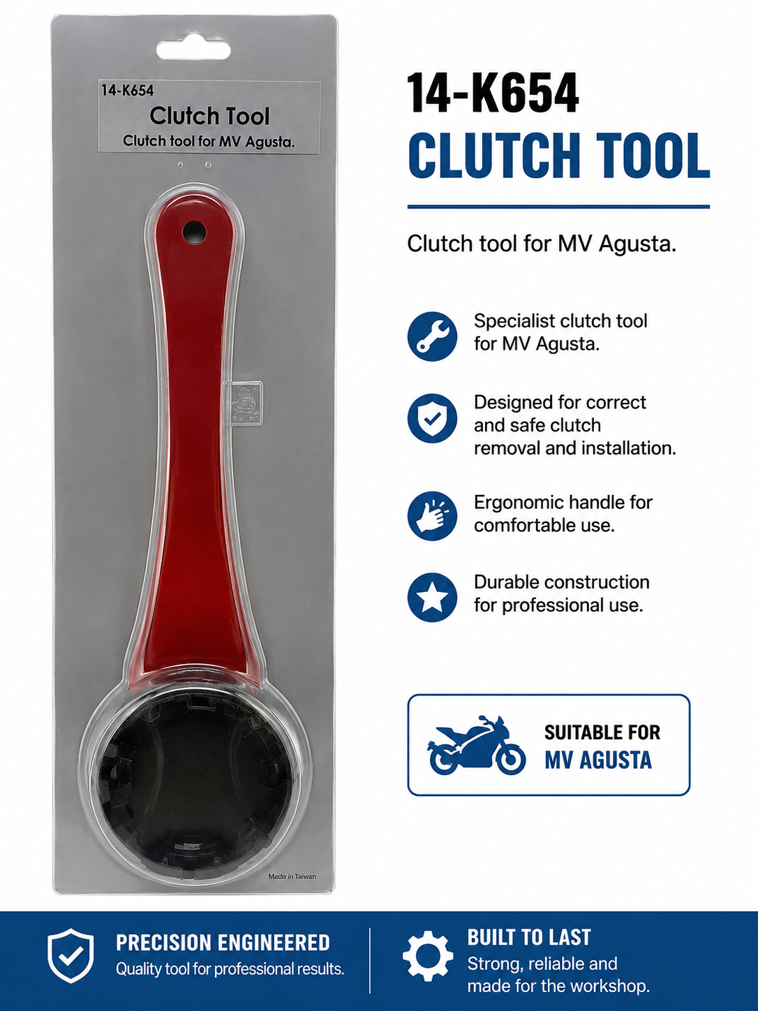 MV Agusta Clutch Holding Tool Motorcycle Clutch Removal Tool TT191