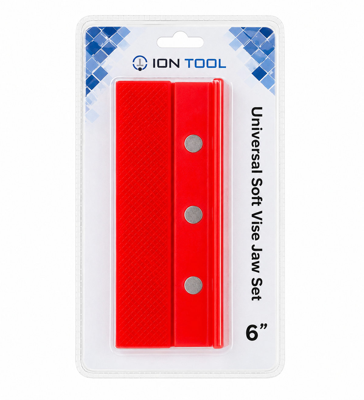 TT126 Universal Soft Vice Jaw Set 6" Magnetic Vice Protectors Red