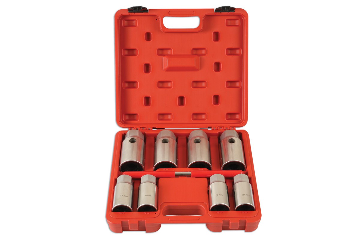 Laser Tools 6582 Stud Puller Wrench Set 8pc Engine Stud Remover Installer Kit