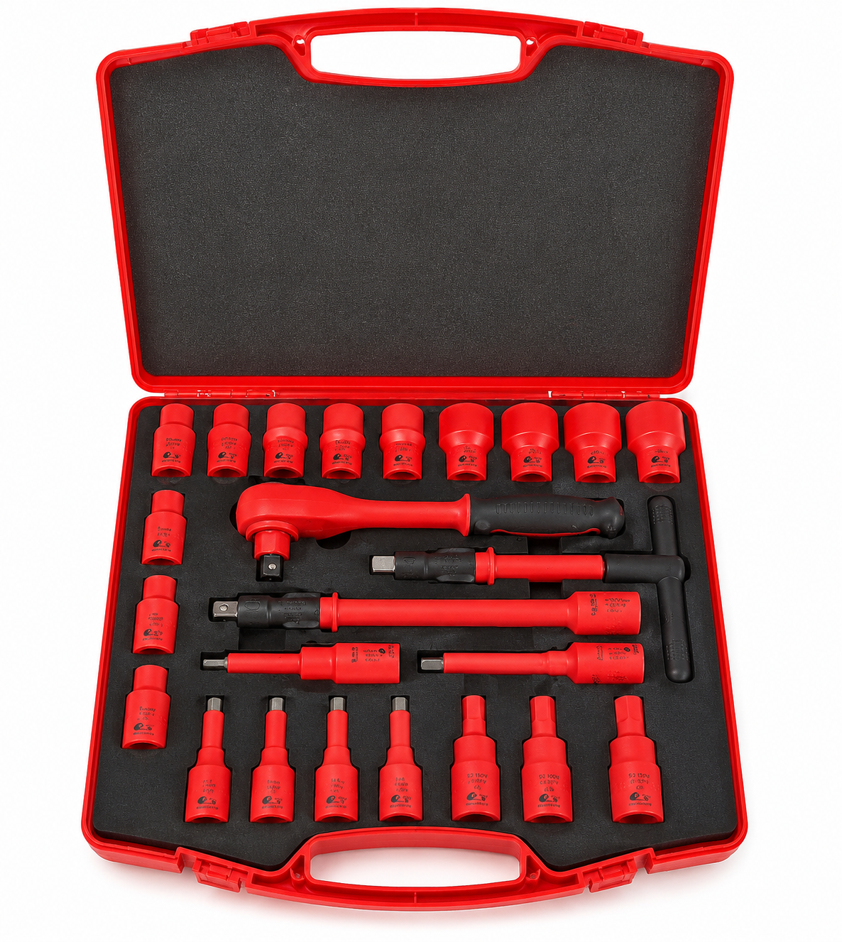 TT660 VDE Insulated Socket & Driver Tool Set 1000V Electrical Kit