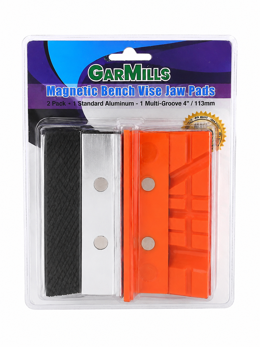 Magnetic Bench Vice Jaw Pads 4" 113mm Aluminium Soft Vice Protectors TT132