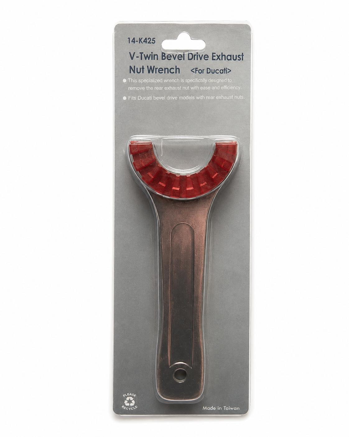 TT619 Ducati V-Twin Bevel Drive Exhaust Nut Wrench Single Exhaust Models