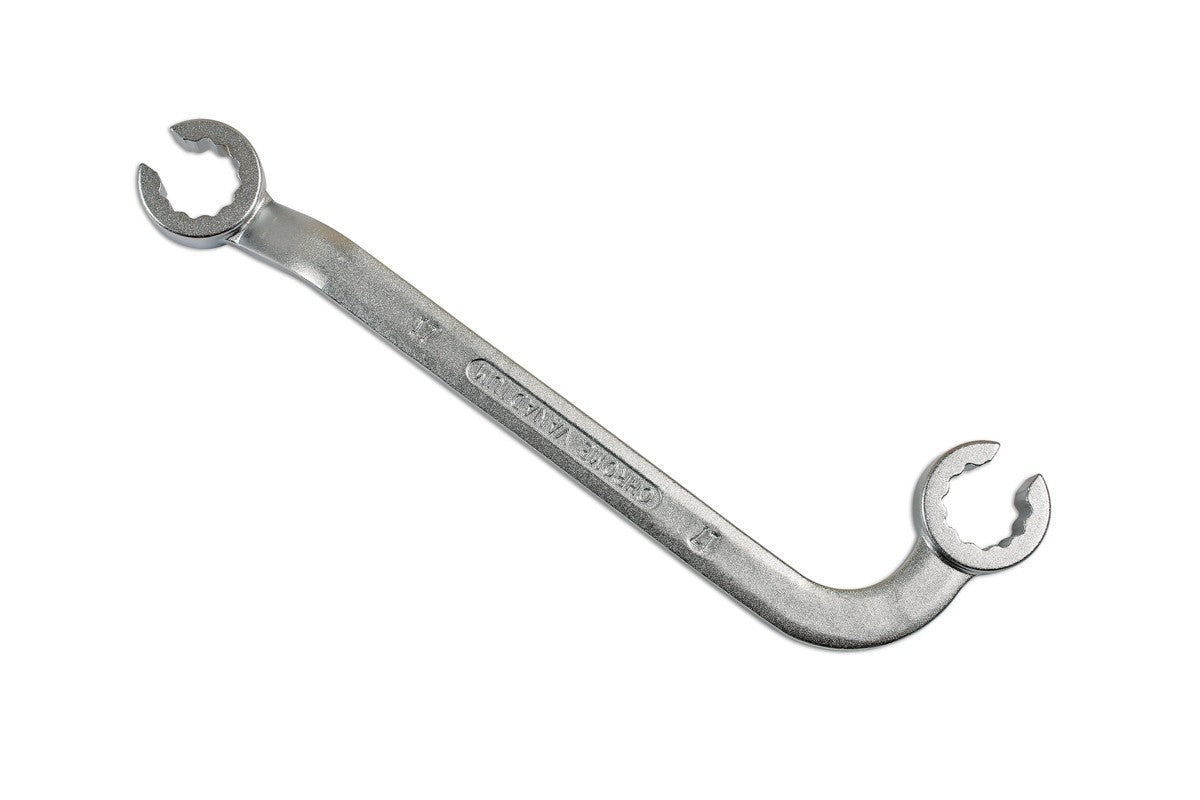 Laser Tools 6851 17mm Diesel Injection Line Wrench VAG TDI Chrome Vanadium