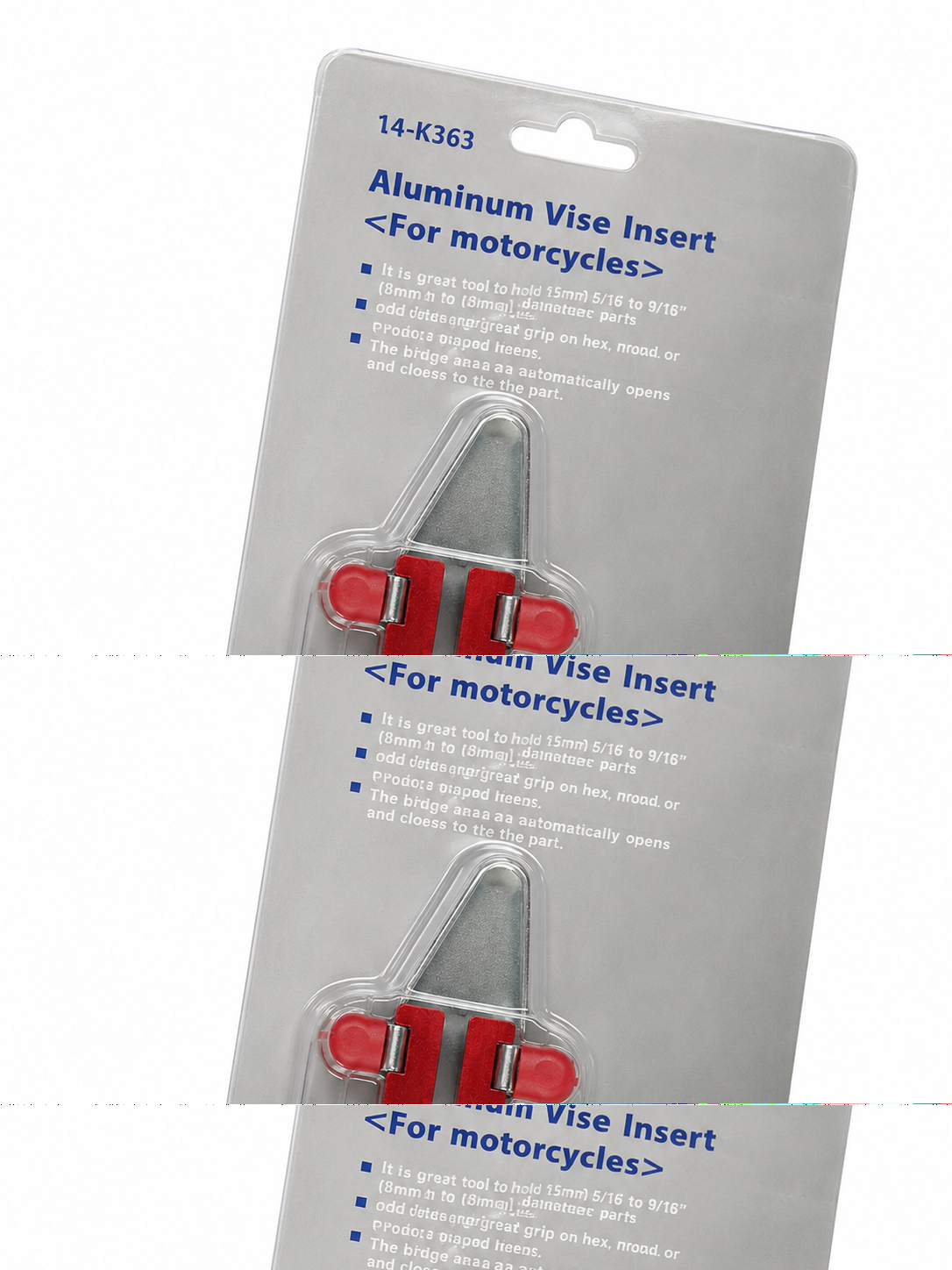 TT421 Motorcycle Aluminium Vice Jaw Inserts Soft Jaw Clamp Protectors 8-15mm