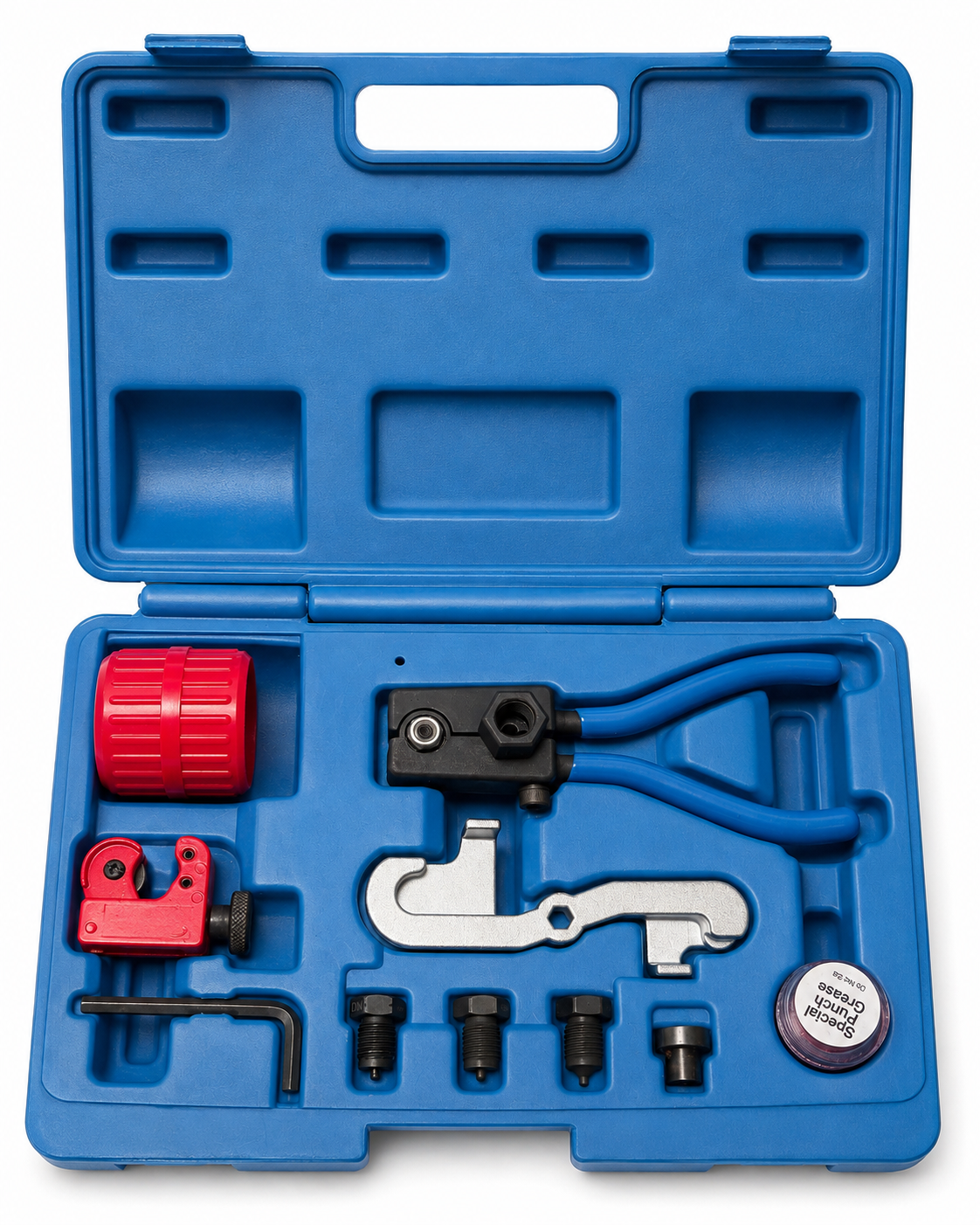 TT794 3/16in Brake Pipe Flaring Tool Kit Cutter Benders Clamps Case