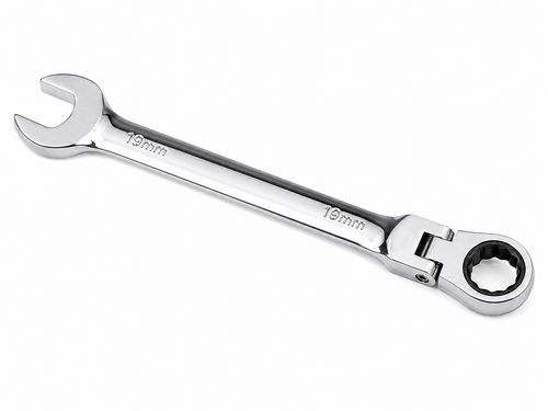 TT903 19mm Flex Head Ratchet Combination Spanner Open End Wrench