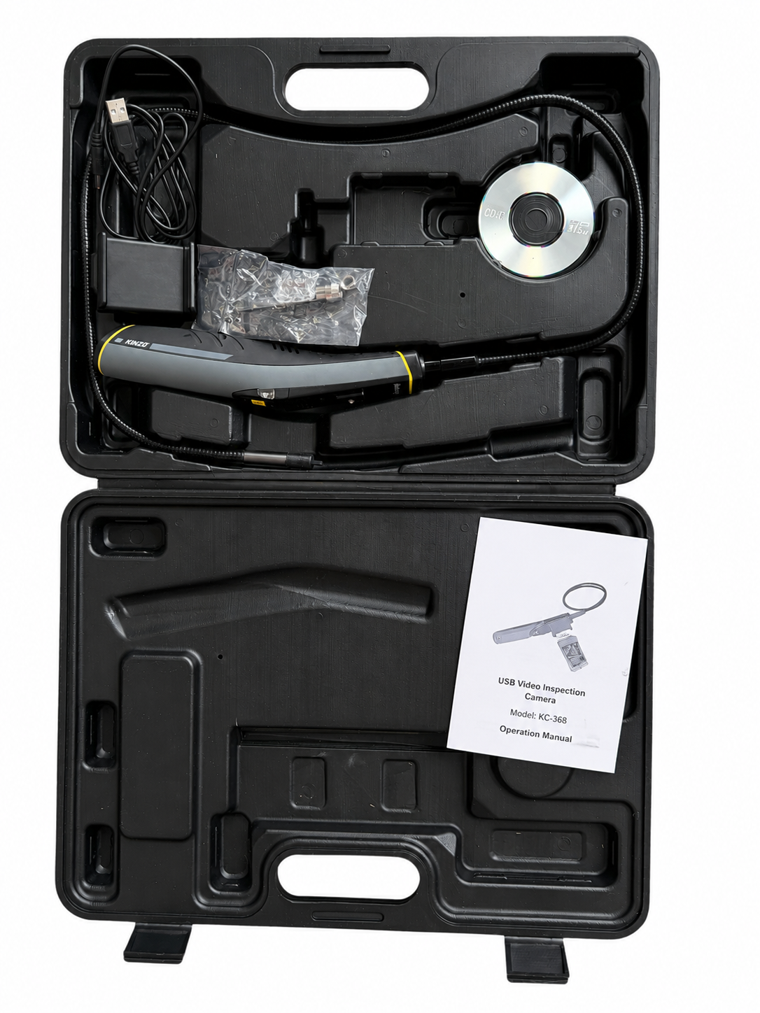 TT702 USB Video Inspection Camera Borescope Flexible Probe Kit KC-368