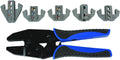 Laser 6484 Crimping Tool Kit 5 Interchangeable Automotive Heads Electrical Set