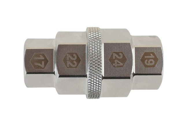 LASER 4737 Motorcycle Spindle Tool 17mm 19mm 22mm 24mm Chrome Molybdenum