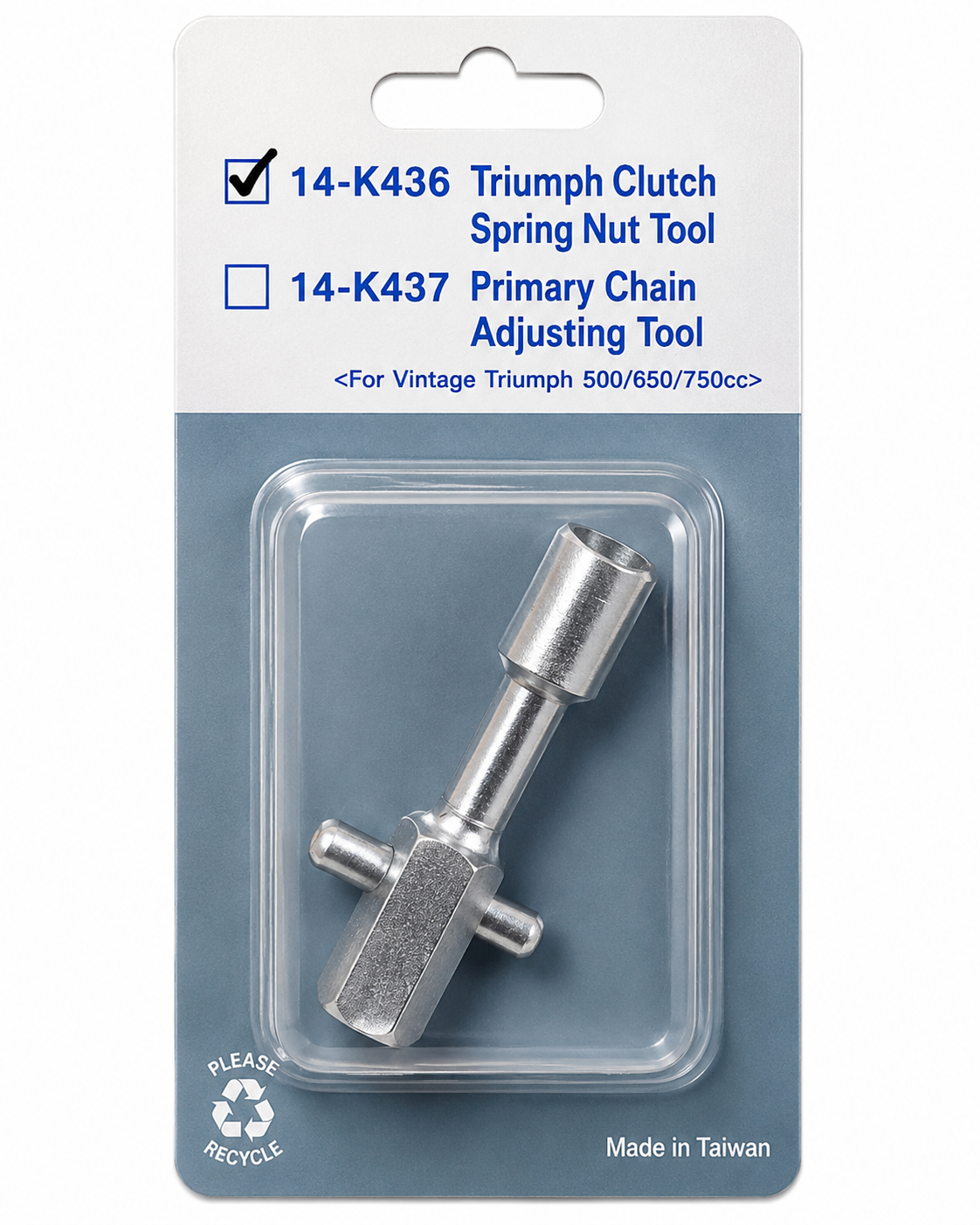 TT532 Triumph Clutch Spring Nut Tool 500 650 750cc Classic Motorcycle Tool