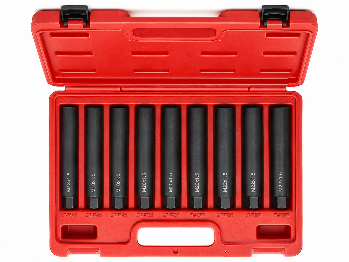 TT727 9pc Truck Wheel Stud Sleeve Pin Tool Set M18 M20 M22
