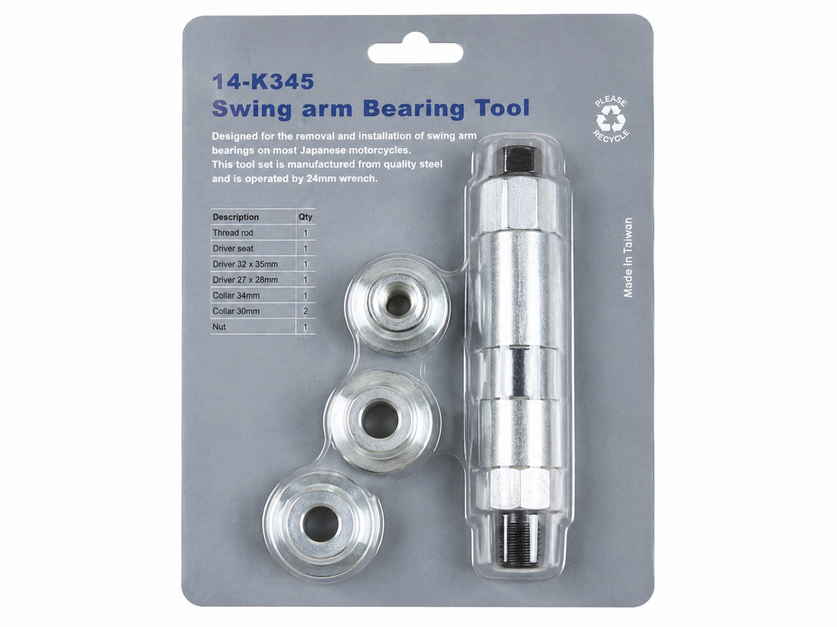 TT427 Motorcycle Swing Arm Bearing Installation & Removal Tool Kit 14-K345