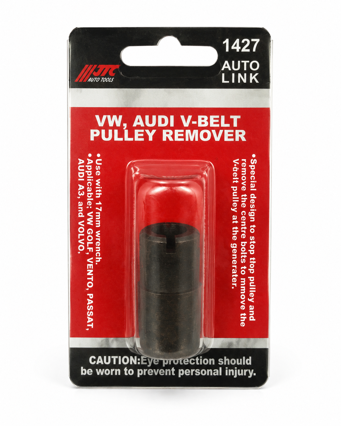 TT855 JTC 1427 VW Audi Alternator V-Belt Pulley Remover 17mm Tool