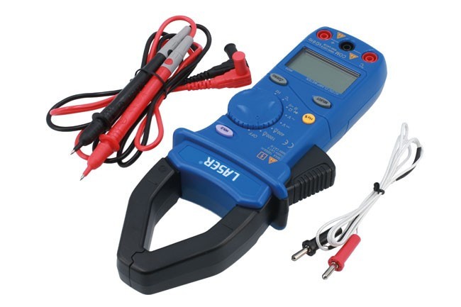 Laser 8820 Digital Clamp Multimeter CAT III 600V Auto Range Temperature