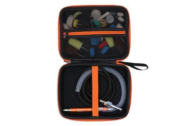Power-TEC 92559 Pneumatic Detail Polishing Tool Kit 29pc Air Polisher