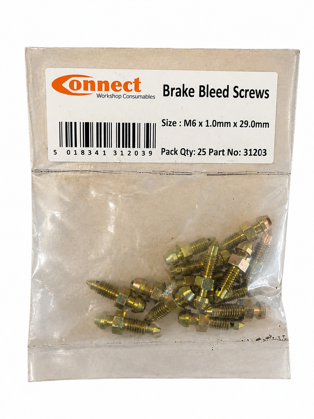 Connect 31203 Brake Bleed Screws M6 x 1.0mm New Other/Open Pack