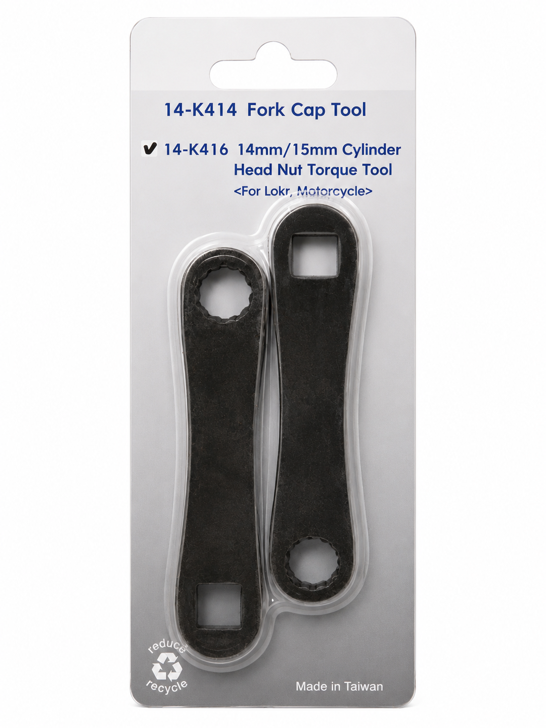 TT514 Motorcycle Fork Cap Tool 14mm 15mm Cylinder Head Nut Wrench