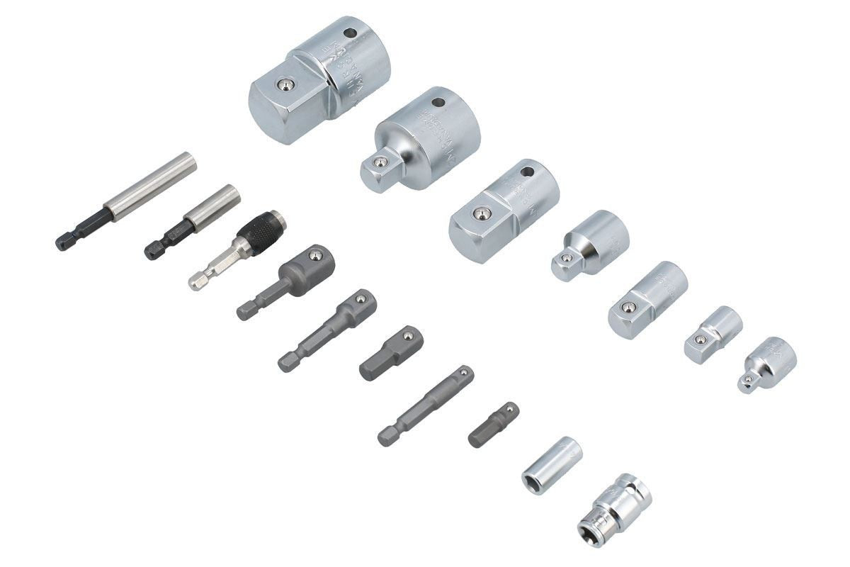 Laser Tools 8887 Adaptor Set 17pc Socket Convertors & Bit Adaptors