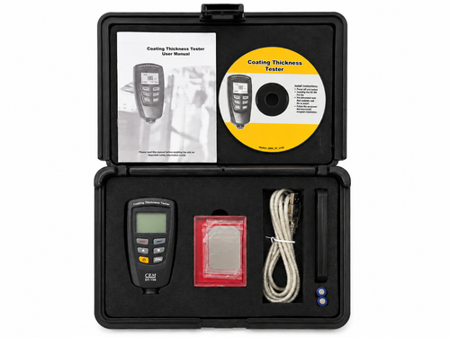 TT862 Digital Coating Thickness Tester Paint Depth Gauge DT-156 USB Kit