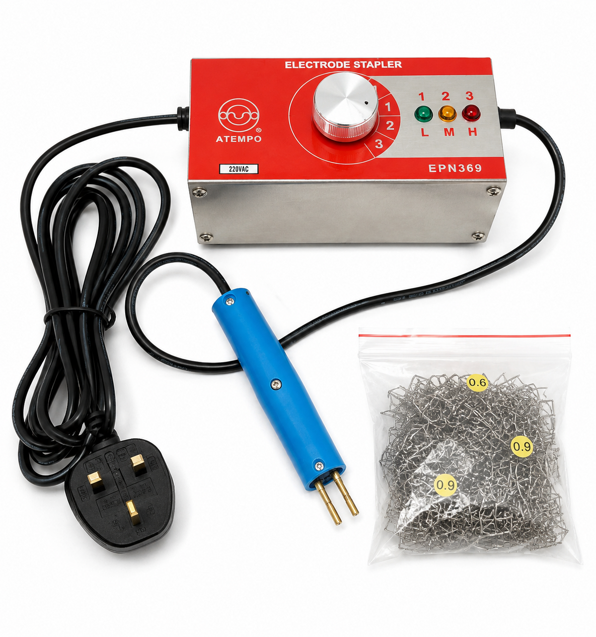 TT847 220V Hot Stapler Plastic Bumper Repair Welder with Staples