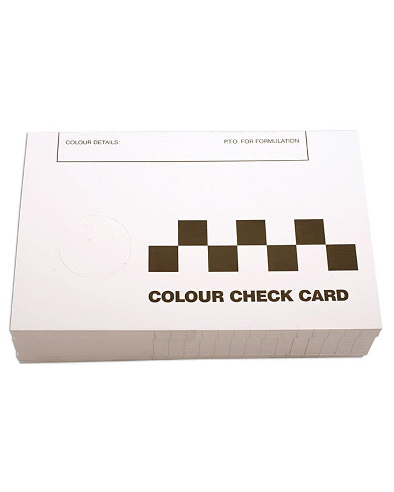 POWER-TEC 91411 Spray Out Cards 100pc Colour Test Cards For Auto Paint Matching