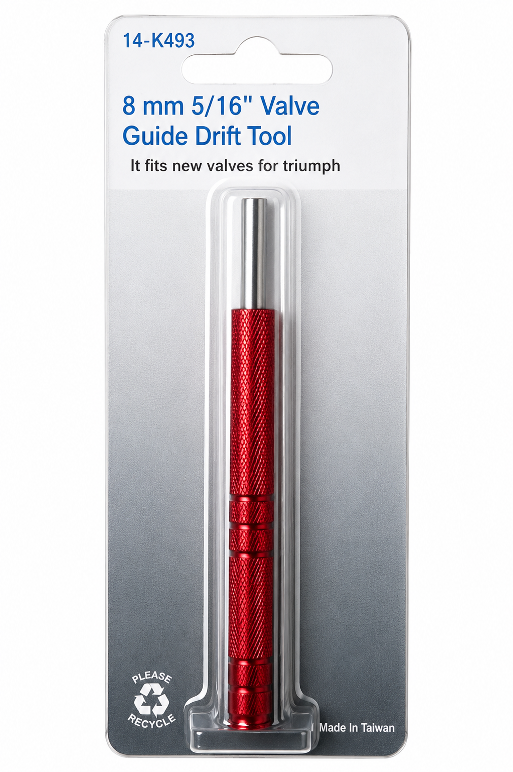TT475 8mm Valve Guide Drift Tool Motorcycle Engine Service Tool