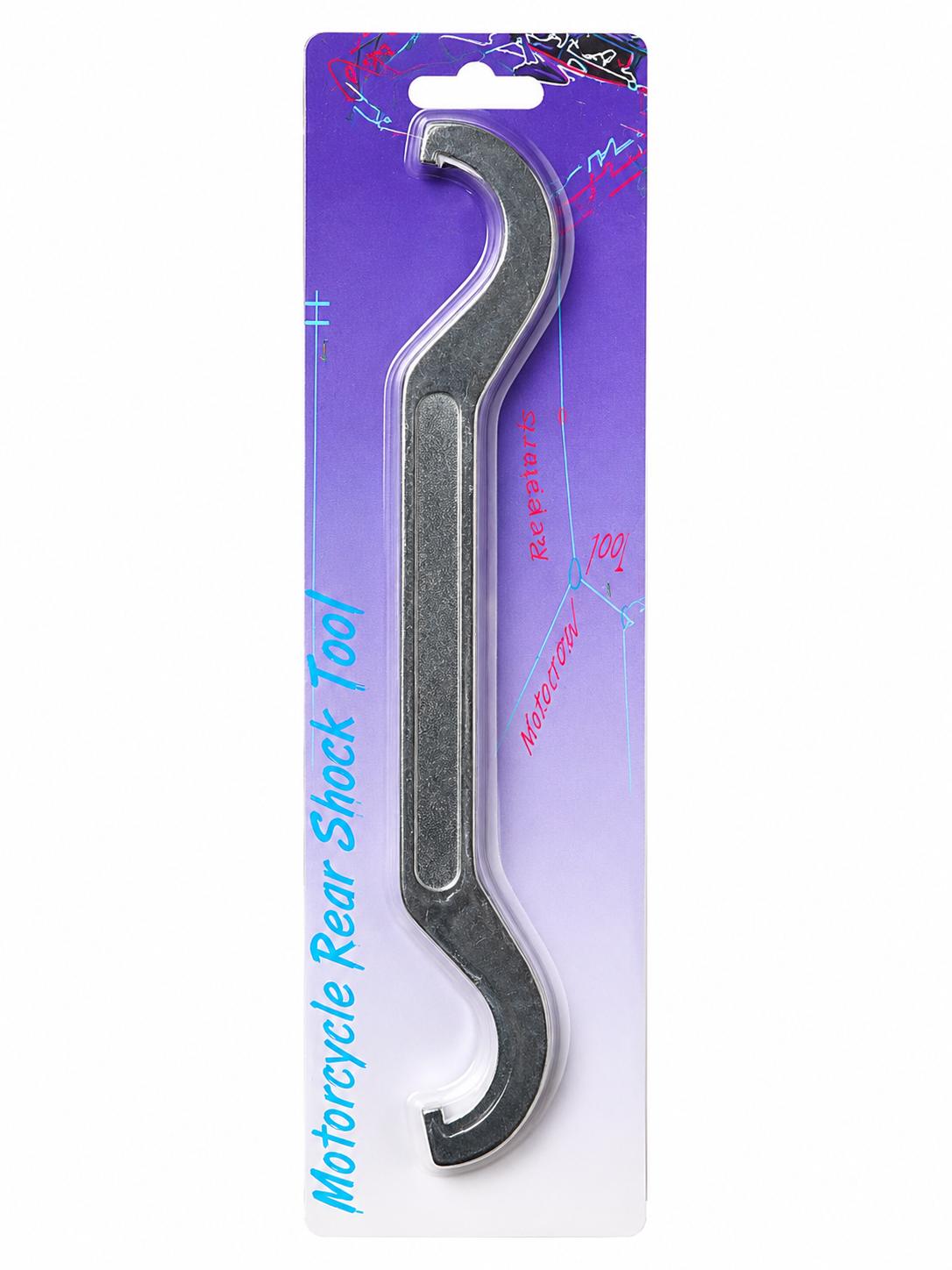 TT380 Motorcycle Rear Shock Absorber C Spanner Hook Wrench Suspension Tool