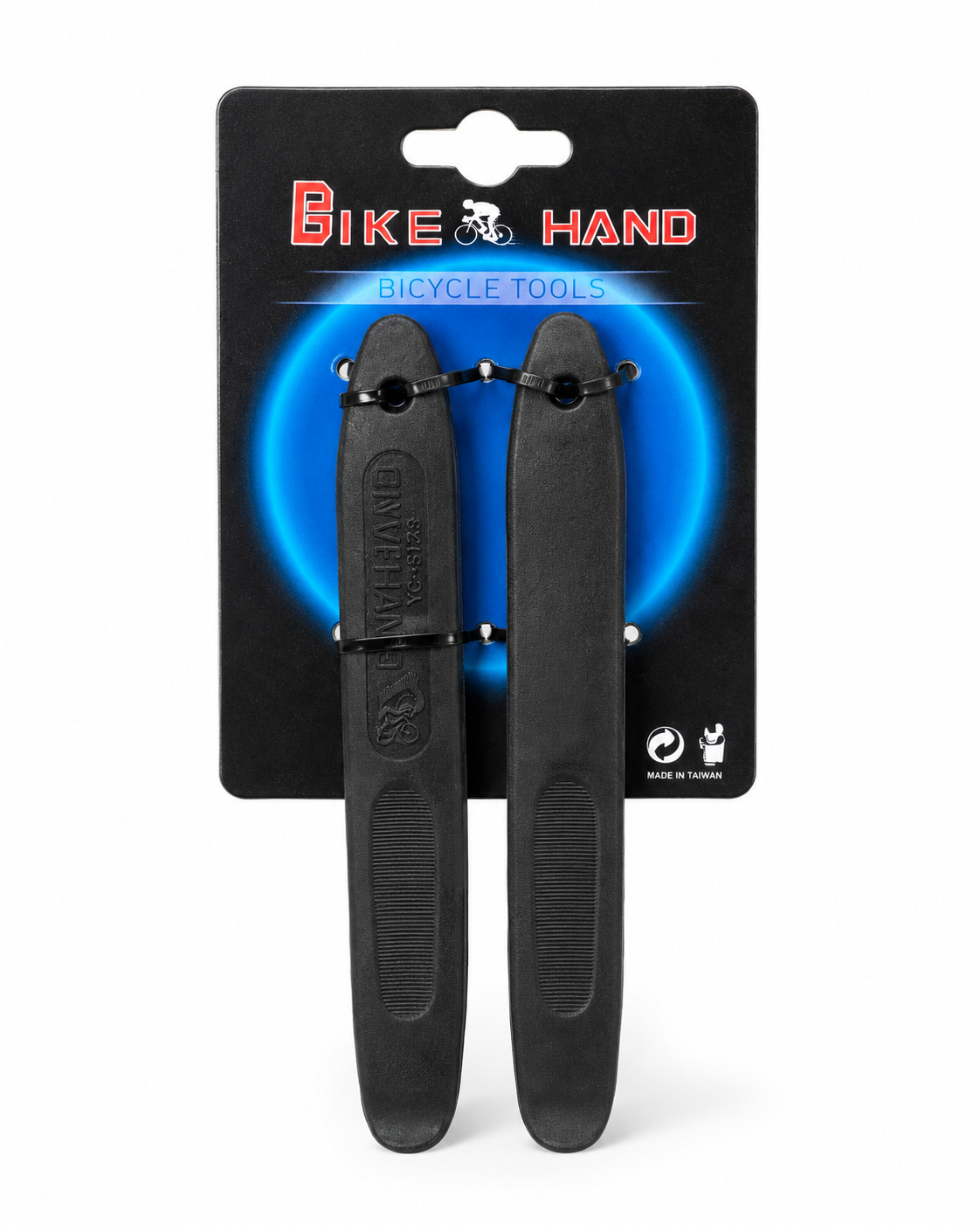 TT827 Bike Hand YC-3128P Bicycle Tyre Lever Set 2pc Reinforced Tools