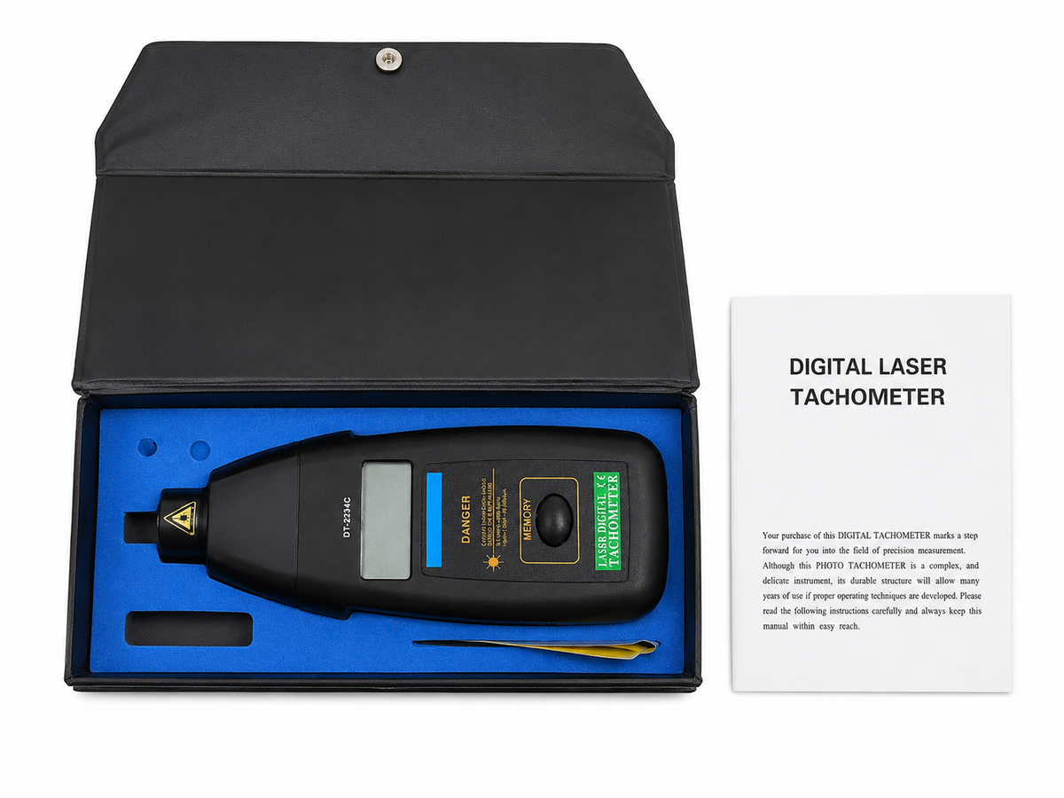 TT308 Digital Laser Photo Tachometer RPM Speed Meter Non Contact Tester