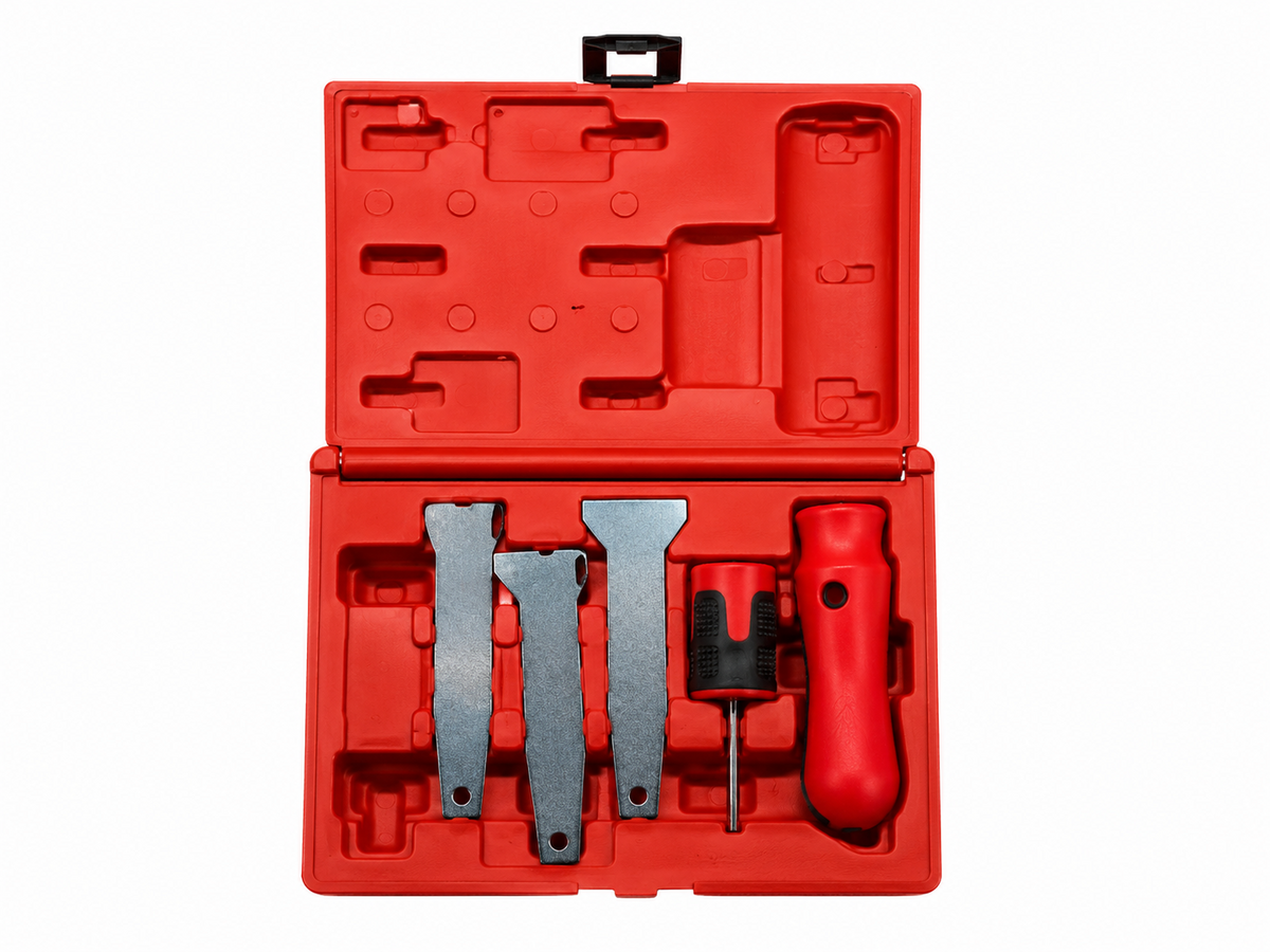TT595 5pc Automotive Trim Panel Door Card Removal Tool Set Red Case