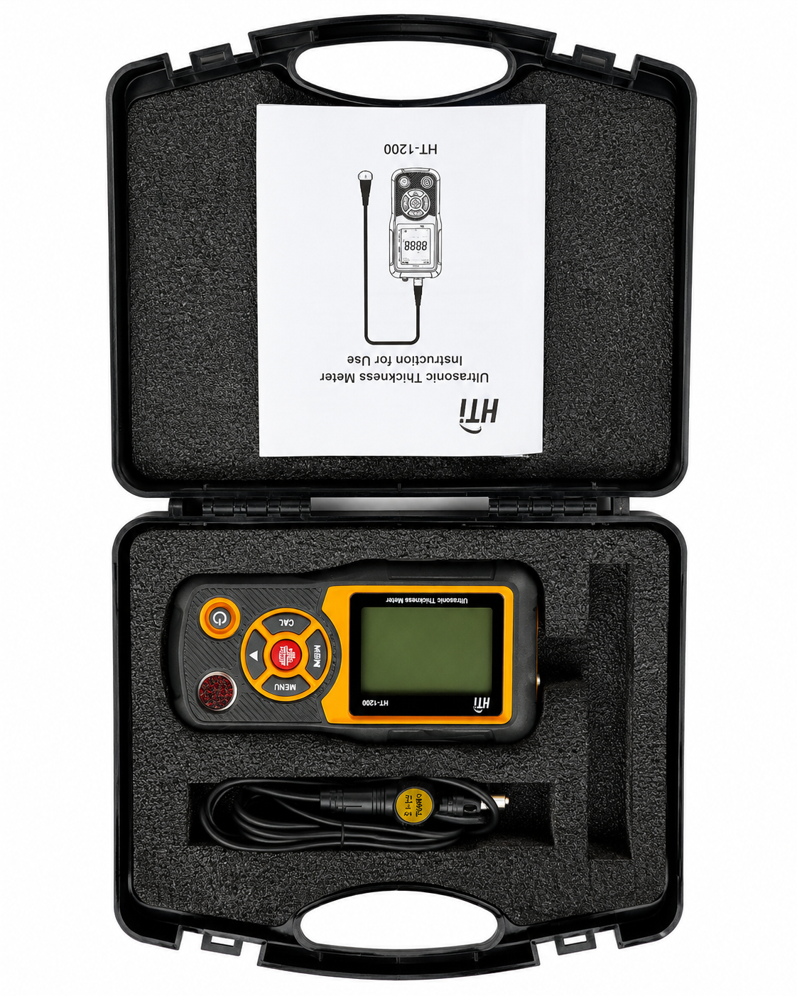 TT731 HTI HT-1200 Ultrasonic Thickness Gauge Meter Tester
