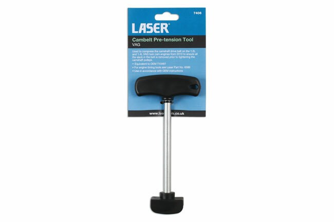 Laser 7406 VAG 1.2 1.4 TSI Cam Belt Pre-Tension Tool Audi VW SEAT Skoda