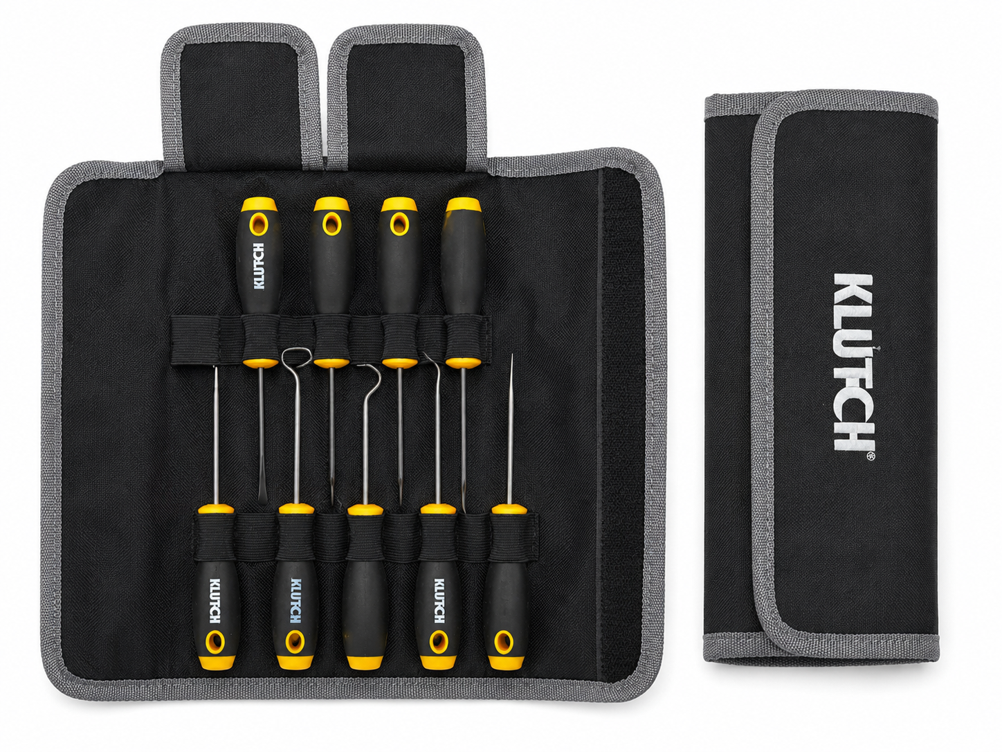 TT432 KLUTCH 8pc Precision Hook & Pick Set O-Ring Seal Clip Removal Tool Kit