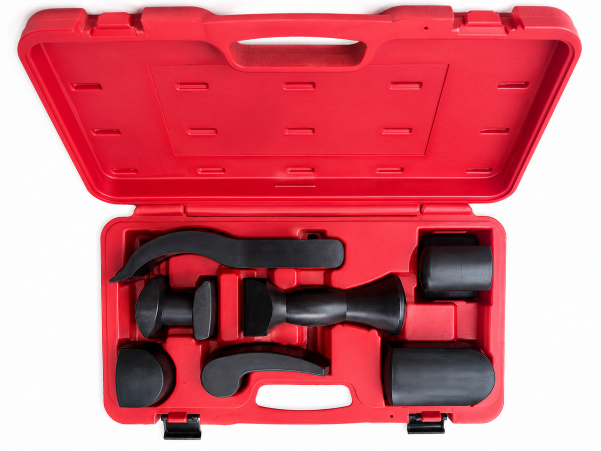 TT720 7pc Body Repair Dolly Set Panel Beating Shaping Tools with Carry Case