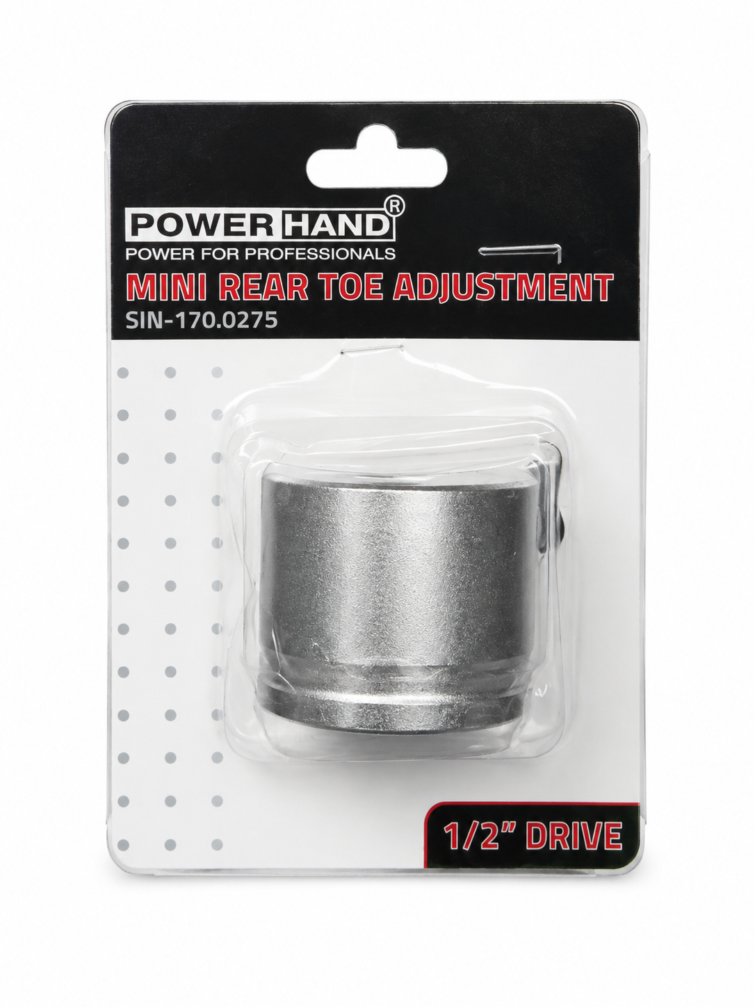 Powerhand SIN-170.0275 Mini Rear Toe Adjustment Tool 1/2" Drive Alignment Socket