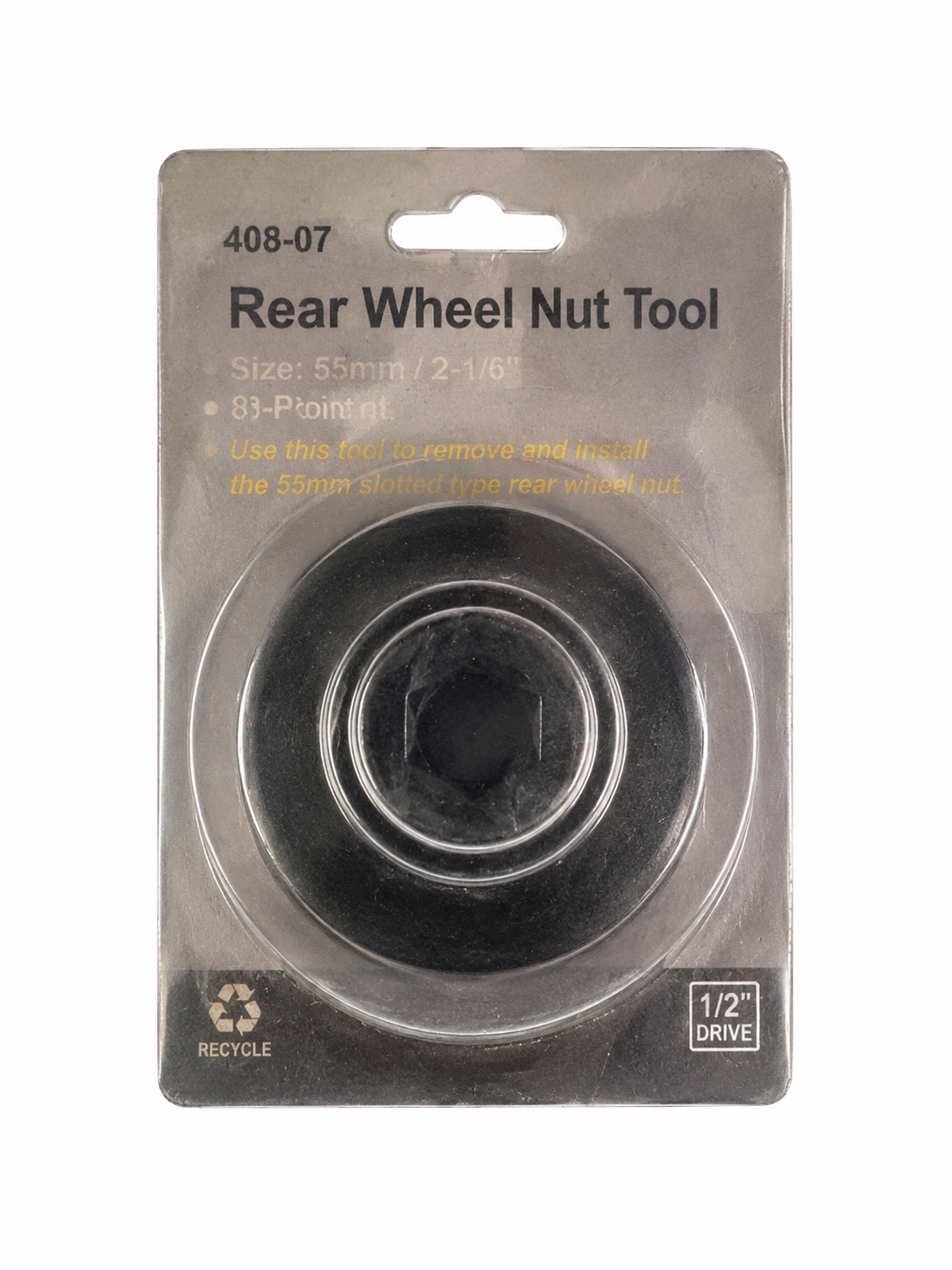 TT635 Motorcycle Rear Wheel Nut Tool Socket Wrench 408-07