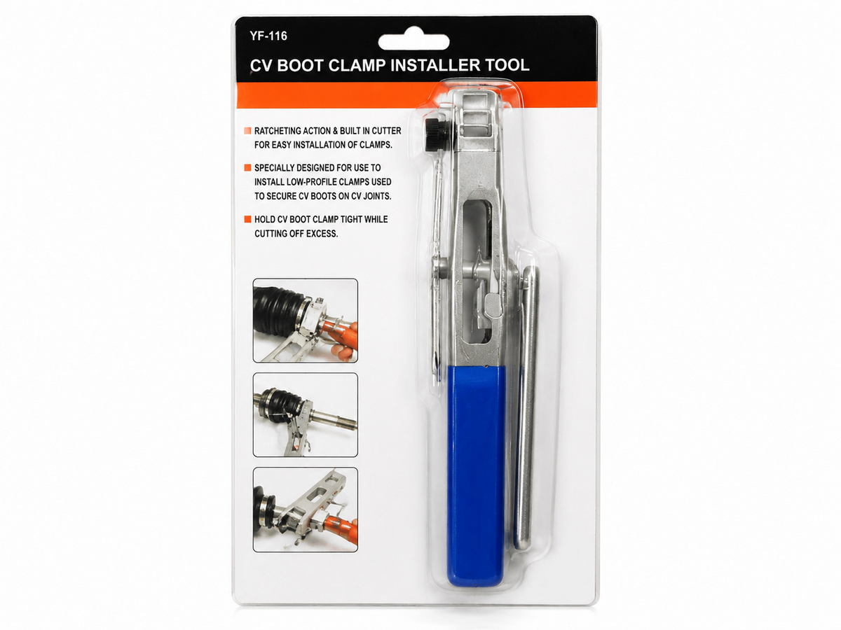 TT414 CV Boot Clamp Installer Tool with Built-In Cutter CV Joint Banding Tool