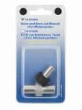 TT402 Motorcycle Carburettor Jet Wrench 6mm & 8mm FCR Carburettor Tool
