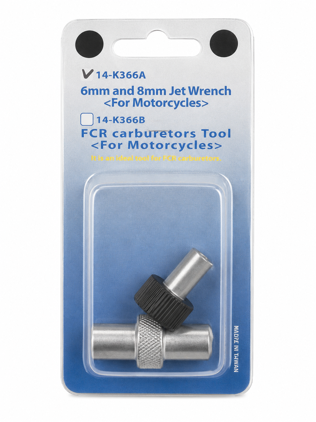 TT402 Motorcycle Carburettor Jet Wrench 6mm & 8mm FCR Carburettor Tool
