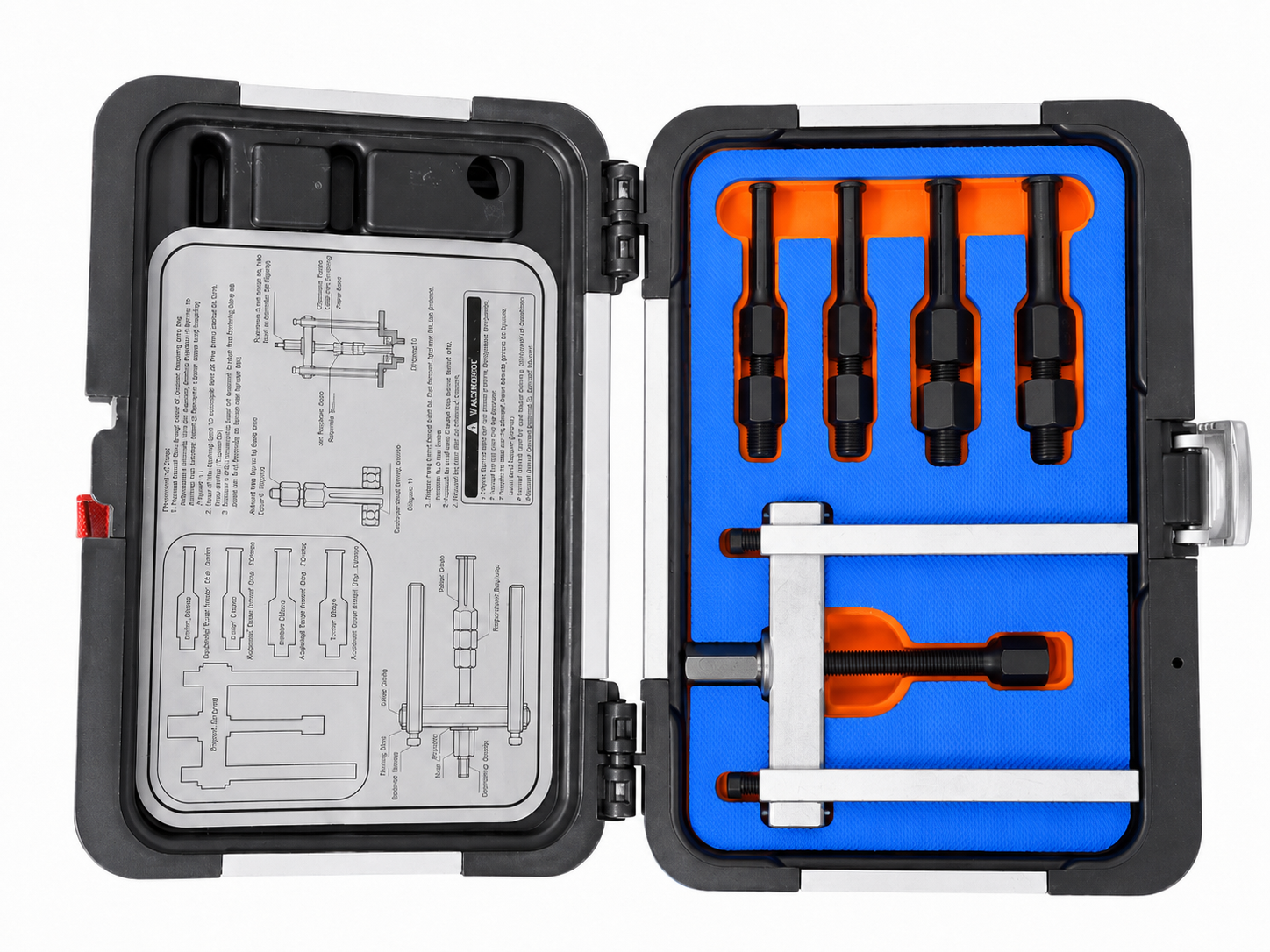 TT742 8-15mm Blind Hole Bearing Puller Split Collet Extractor Kit