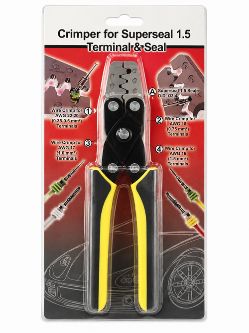 TT889 Superseal 1.5 Terminal & Seal Crimping Pliers AWG 22-16