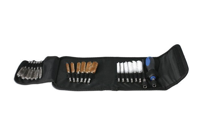 Laser 4710 20pc Comprehensive Wire Brush Set