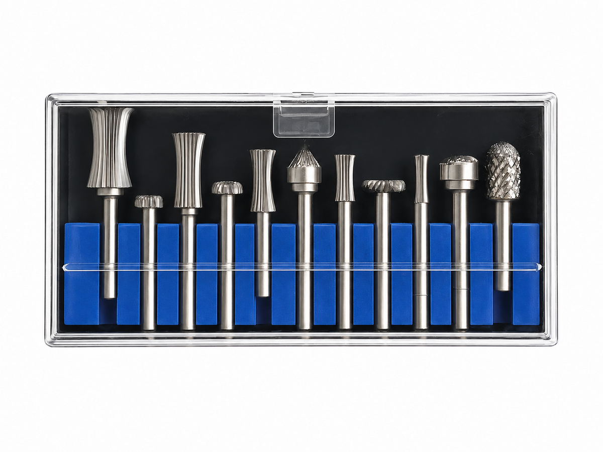TT92 Rotary Burr Die Grinder Bit Set Tungsten Carbide Metal Shaping Kit